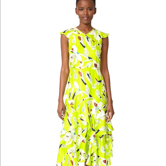 Tanya Taylor Dresses & Skirts - $595 Tanya Taylor silk midi floral dress, size 8